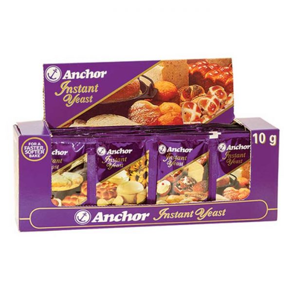 Anchor Instant Yeast 48 x 10g display