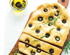 italian olive flat bread