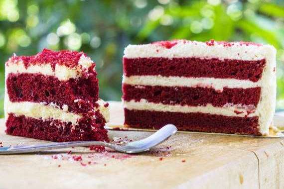 Red Velvet Cake Slices