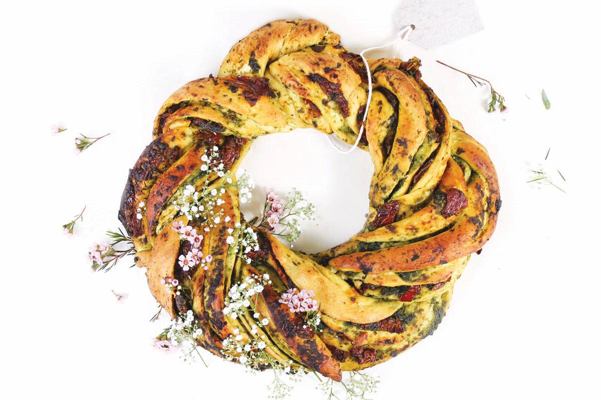 Festive Savoury Wreath