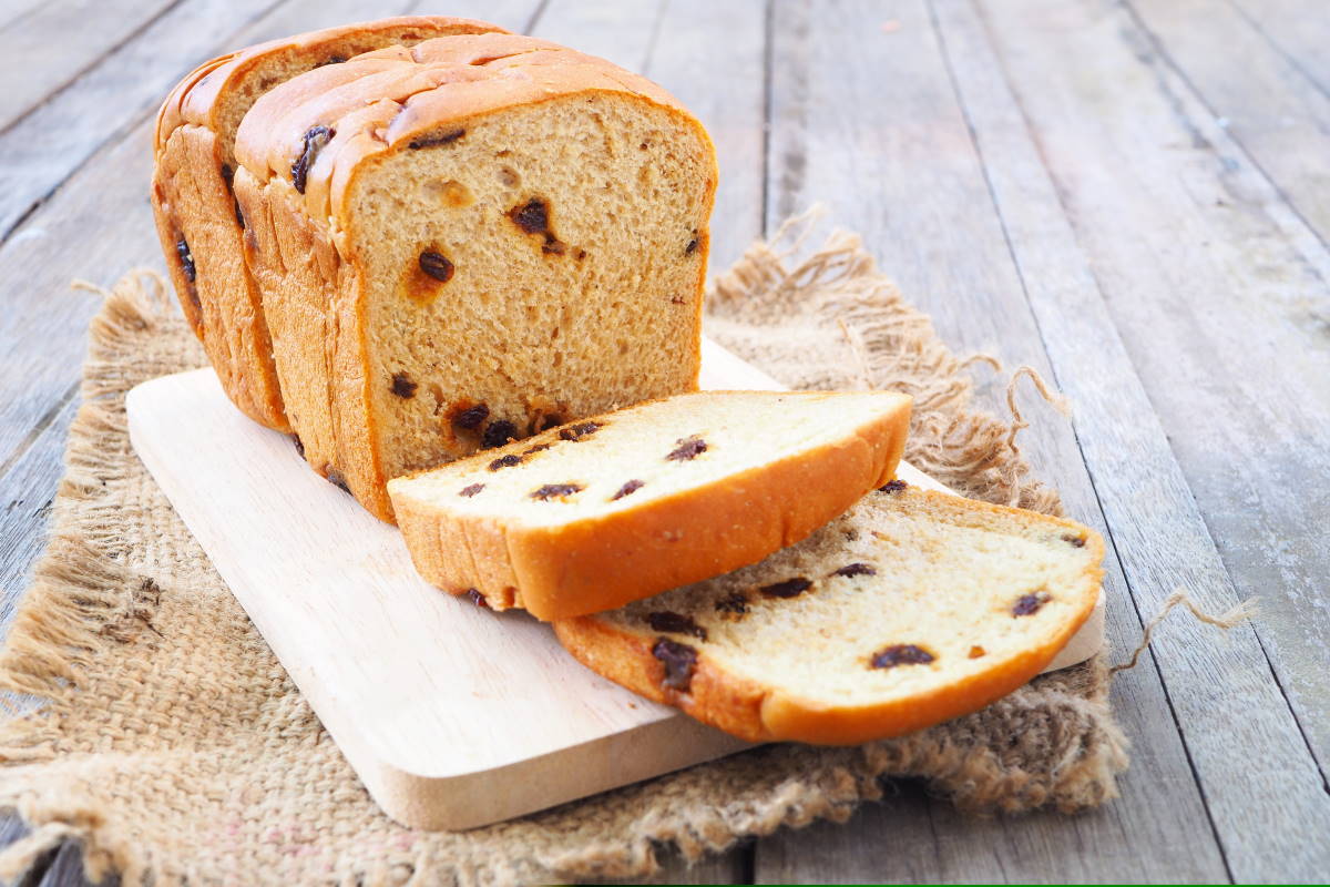 Raisin Bread Slices