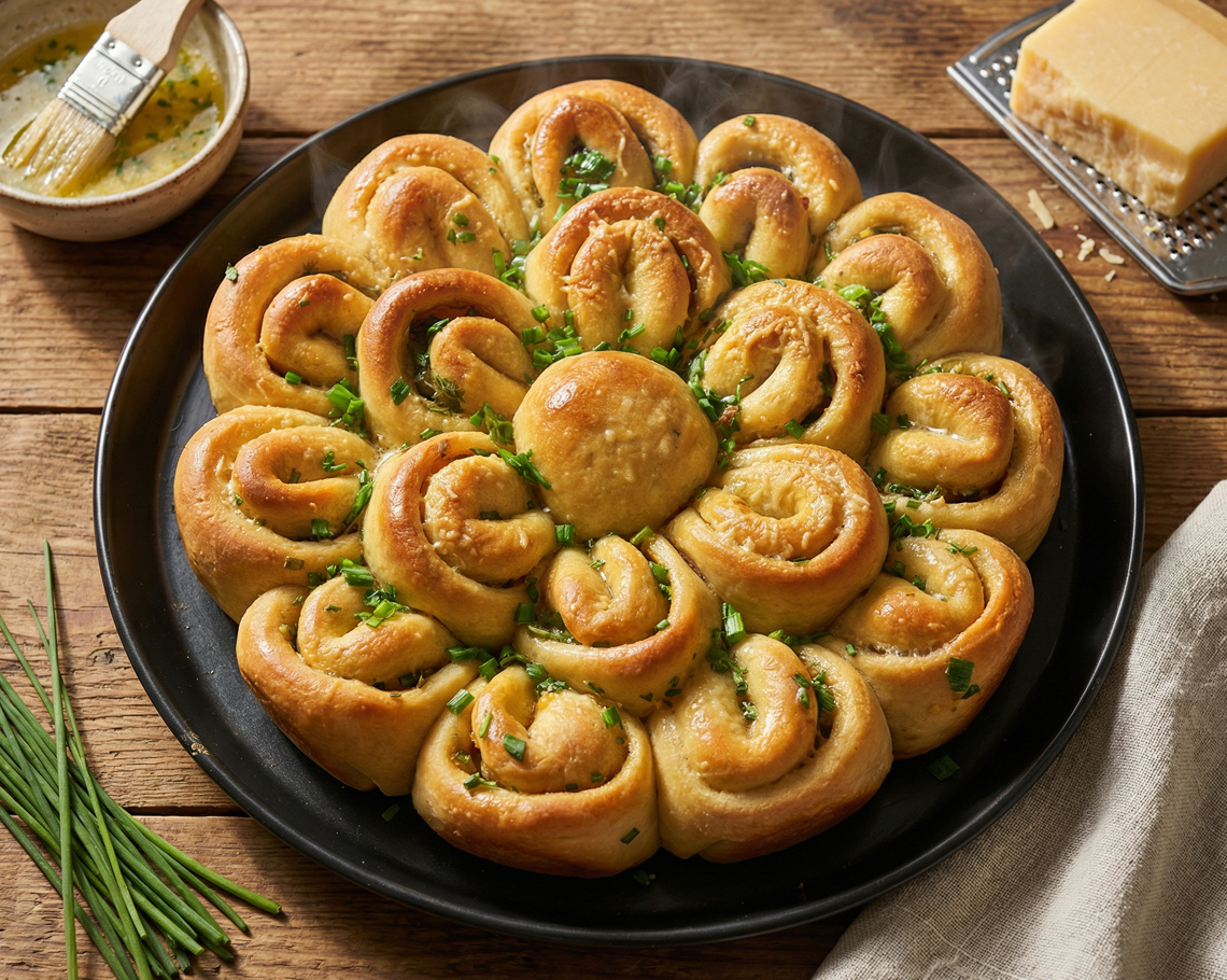 Cheesy Garlic - Marmite Bread
